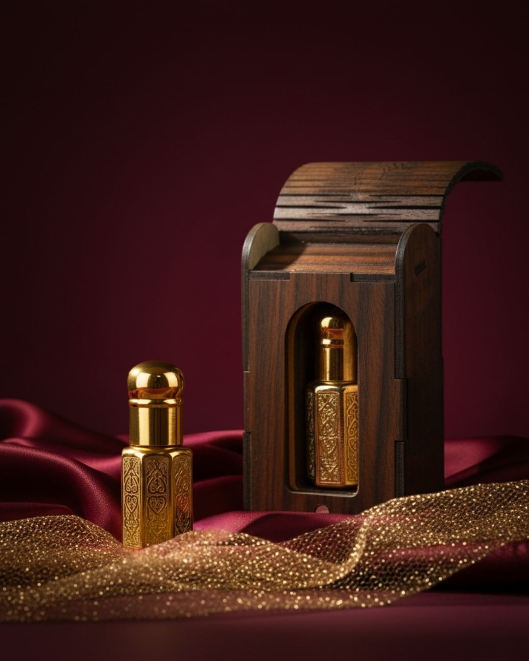 Aseel Roll-On Attar (Premium Wooden Box, 6ml) - Image 3