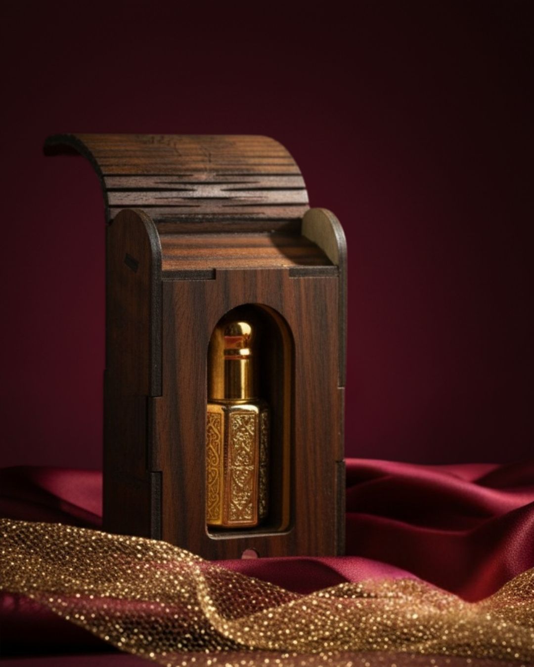 Aseel Roll-On Attar (Premium Wooden Box, 6ml) - Image 4